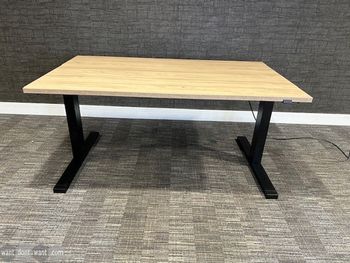 Used 1400mm TASK systems height adjustable desk 
