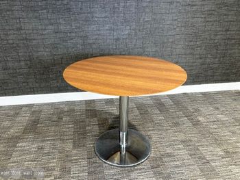 Used Allermuir 900mm round tables 