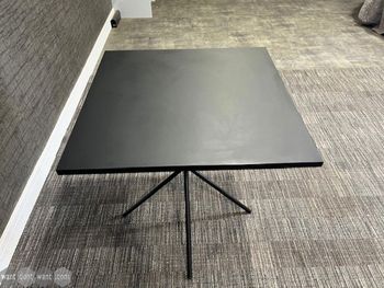 Used 690mm JDD black square tables