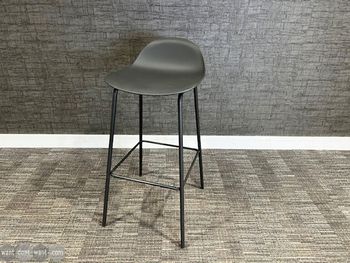 Used 730mm Allermiur bar stool in black