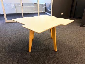 Used Flokk white tables