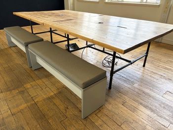 Used 3200mm wood table 