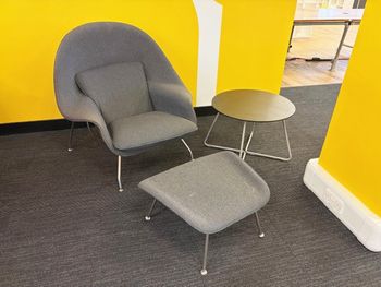 Used Womb chair with ottoman