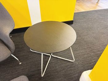 Used Frovi black round coffee table