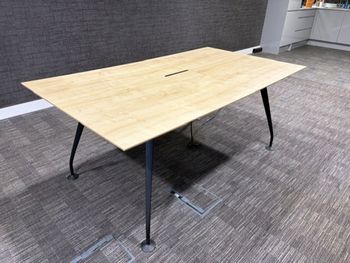 Used Mobili 1800mm meeting table with power