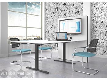 Brand New Media Wall with Table