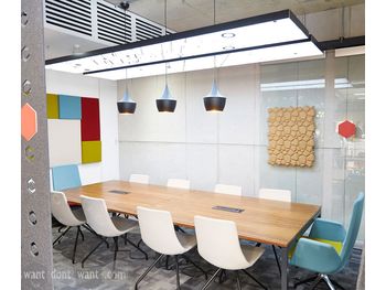 Brand New Boardroom Table with Desktop Power Modules