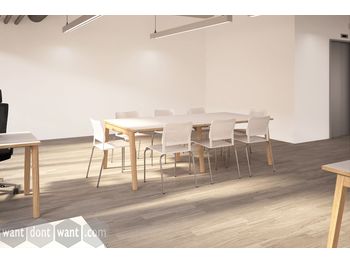 Brand new Boardroom Table with Solid Wooden Legs and MFC Top