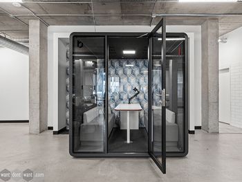 New 6-person acoustic pods class A rated to ISO's 23351-1!