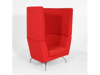 Used Orangebox Single Cwtch Booth Seats in Red