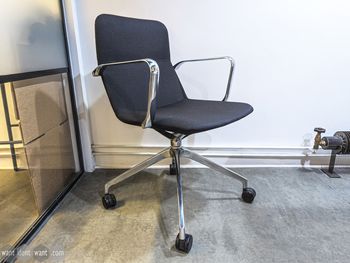 Used LD seating meeting chair on castors 