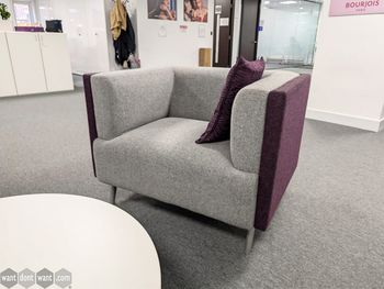 Used Connection armchair in 2-tone upholstery
