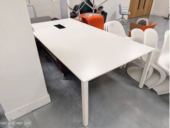 Used 2400mm Techo meeting table with power