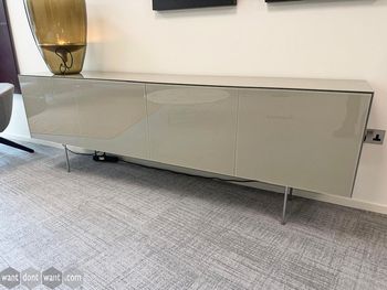Used 2390mm glass credenza