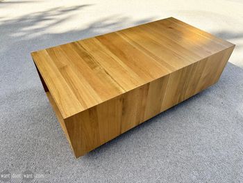 Used 1190mm coffee table on wheels