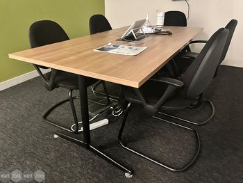 Used 2400mm Senator meeting table 