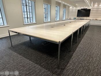 Used 2250mm USM meeting table