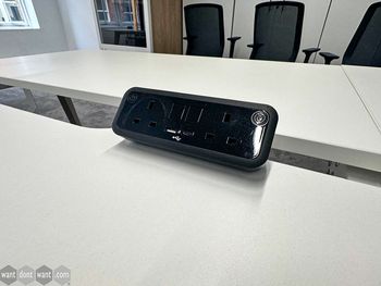 Used desktop power module in black 
