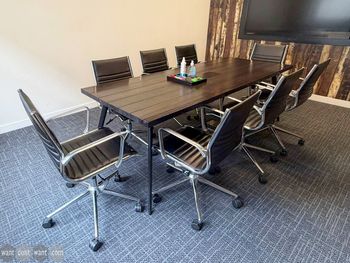 Used 2400mm distressed wood meeting table