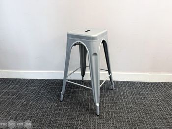 Used Silver high stool