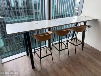 Used 2500mm high table with power