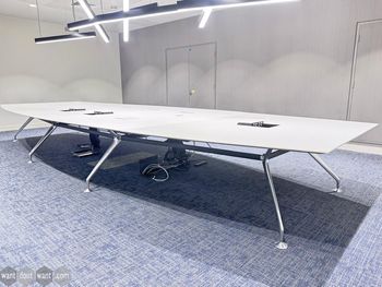 Used 6200mm Orangebox Lano meeting table 
