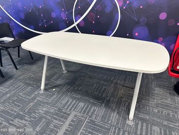 Used 1800mm Senator core oval meeting table 