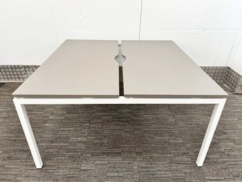 Used 1400mm 2-person bench desks 