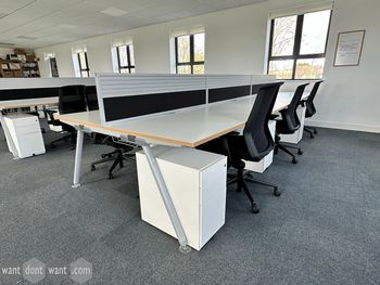 Used 1400mm Senator 'Core' Bench Desks