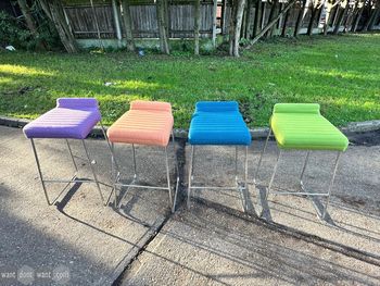 Allermuir TOMMO 830mm stools in a variety of colours