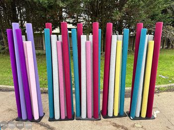 Used Allermuir Baudot Strings Acoustic Screen in a various colours 
