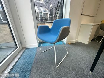 Used Blue La Parma chair 