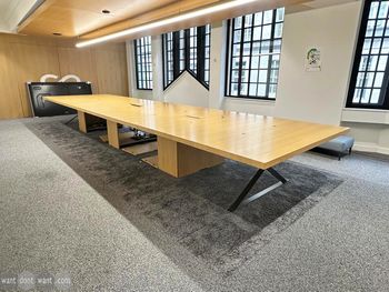 Used 7000mm Boardroom table
