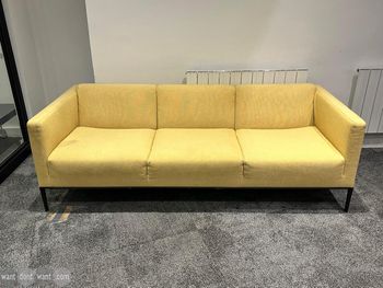 Used 2105mm B&B Italia sofa in yellow