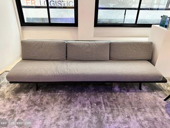 Used 2700mm Arper 'Zinta' Sofa in grey
