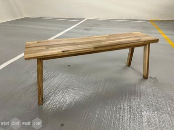 Used wooden benches 