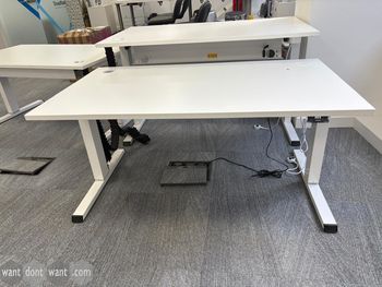 Used 1400mm Assmann height-adjustable desks