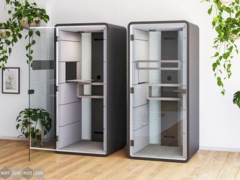 New Hush phone acoustic pod - rated class A per ISO 23351-1