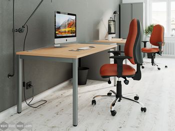 Brand new single desks - available in a variety of finishes