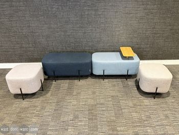 Used Sancal pouf set