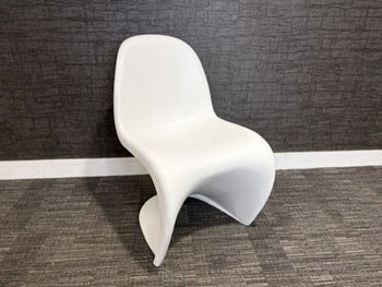 Used Vitra Panton white chairs