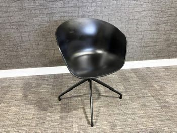 Used Hay black tub chairs