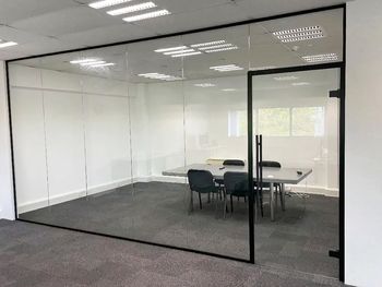 Brand new glass partitioning system