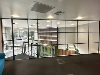 Brand new glass partitioning system