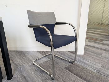 Used Vitra meeting room chair on cantilever base