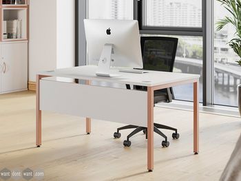 New Single Desks with Modesty Panel 