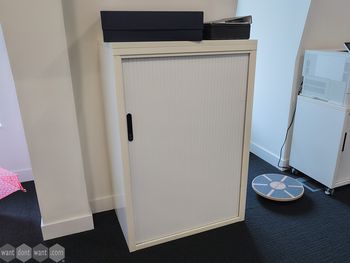 Used Mid-Height Tambour Cupboard