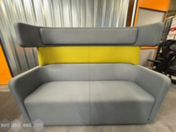 Refurbished Bene Parcs Wing 2-seater bench 