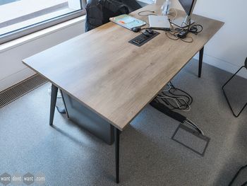 Used 1800mm Meeting Table with Central Power & Cable Tray