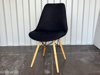Used Vitra Eames black chair 
